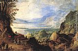 Joos De Momper Canvas Paintings - Landscape